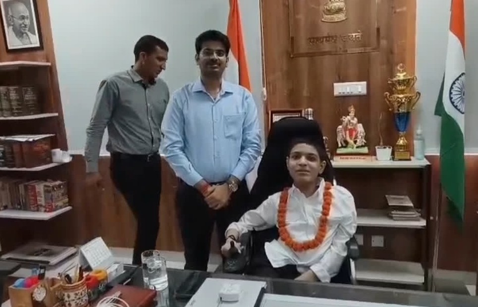 Defying Odds: 15-Year-Old Battling Rare Disease Becomes District Collector for a Day in Rajasthan