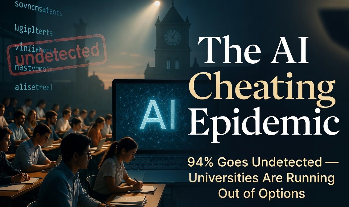 The AI Cheating Epidemic: 94% Goes Undetected — and Universities Are Running Out of Options