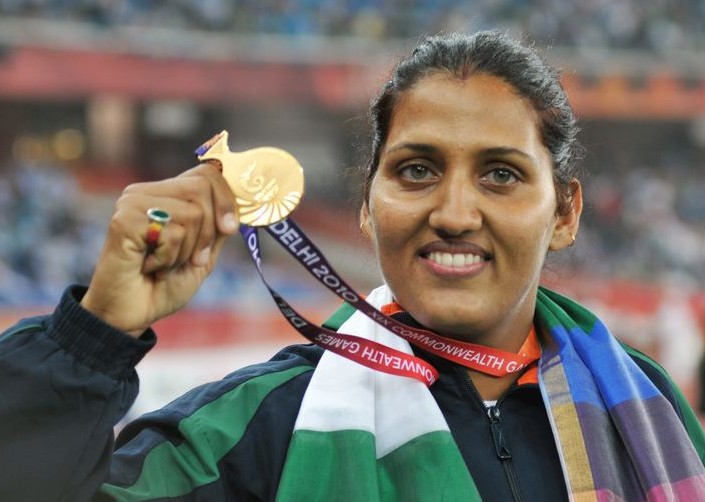 Poonia strikes gold, and history, for India