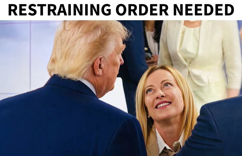 Trump Mocks Meloni with ‘Restraining Order Needed’ Meme, Tensions Rise Ahead of NATO Summit