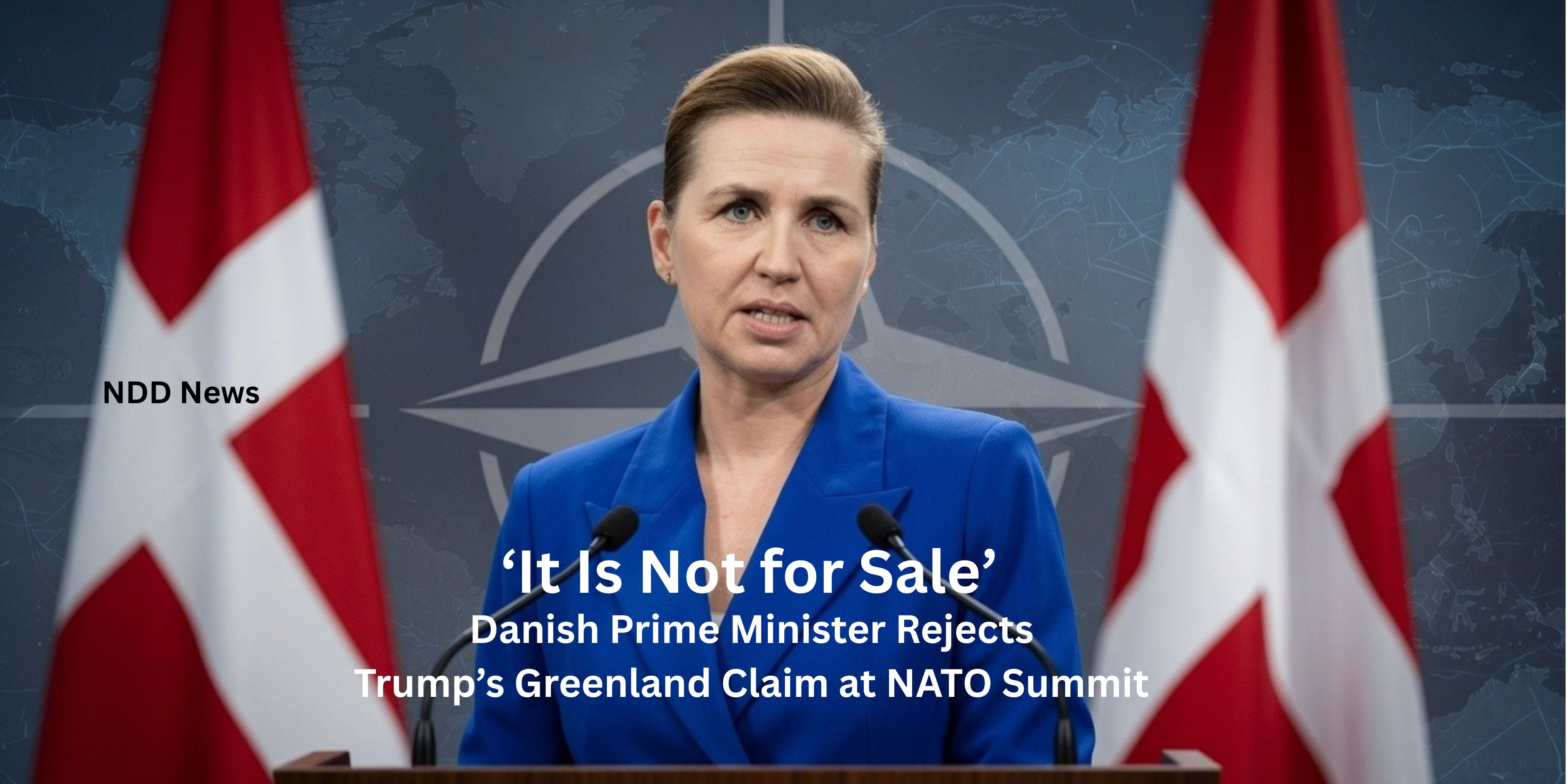 Danish Prime Minister Rejects Trump’s Greenland Claim at NATO Summit: ‘It Is Not for Sale’