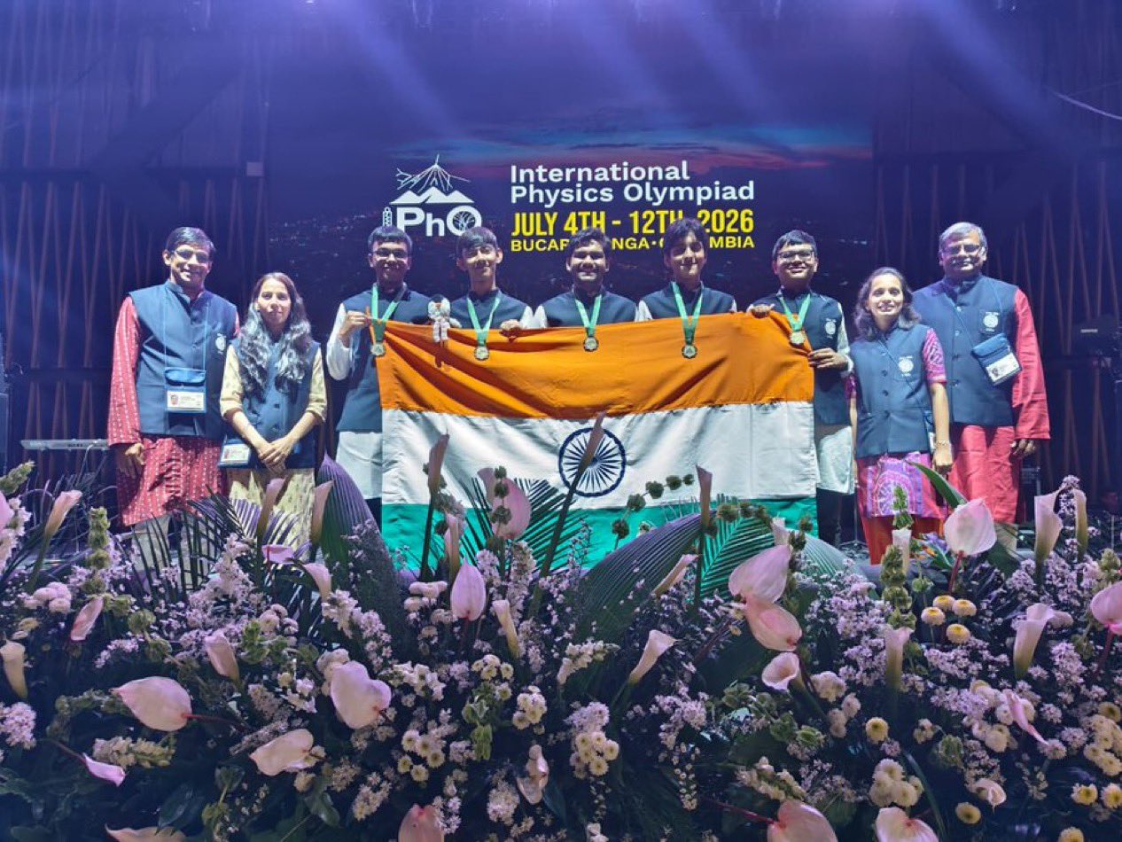 India Creates History with Clean Sweep of Gold at International Physics Olympiad 2026